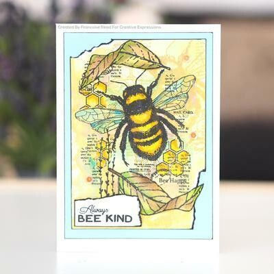 Thumbnail: Woodware Bee Kind A6 Clear Stamp Set by Françoise Read - Craftmania Stock Photo 3