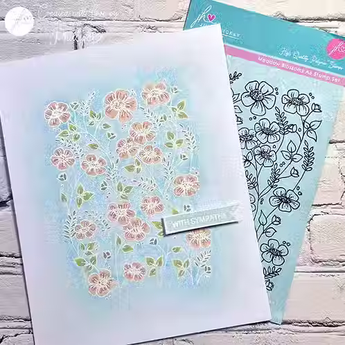 Meadow Blossoms - A6 Stamp Set By Julie Hickey - Craftmania Stock Photo 2