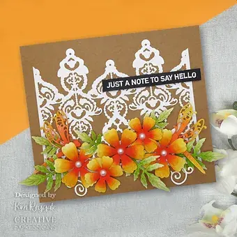 Moroccan Lace Border -Craft Die  By Jamie Rodgers - Craftmania Stock Photo 2