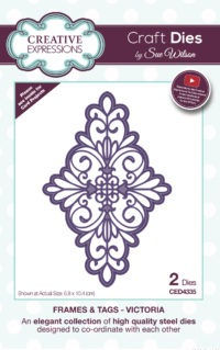 Victoria - Frames and Tags Collection By Sue Wilson - Craftmania Stock Photo