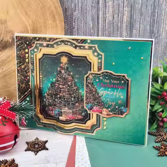 Thumbnail: Deck the Halls Luxury Topper Set By Hunkydory - Craftmania Stock Photo 3
