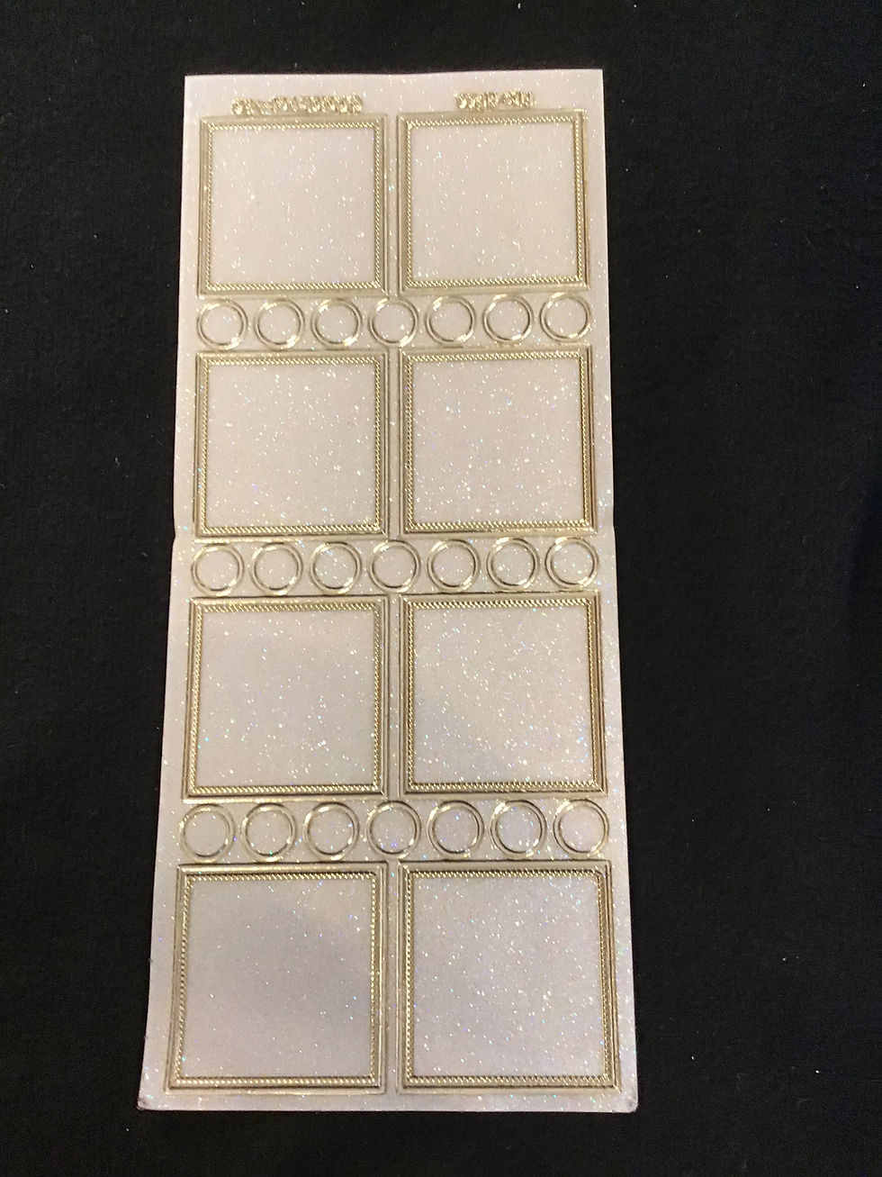 Transparent Shapes 'Glitter'