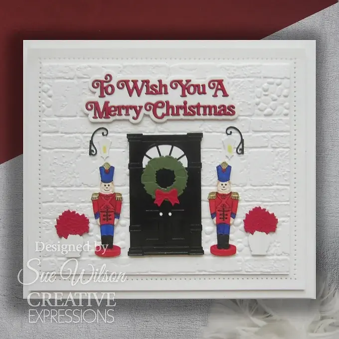 Thumbnail: Festive Yuletide Welcome - Craft Die By Sue Wilson - Craftmania Stock Photo 4
