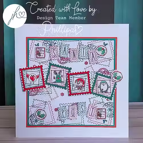 Thumbnail: Christmas Postage & More! - A6 Stamp Set By Julie Hickey - Craftmania Stock Photo 3