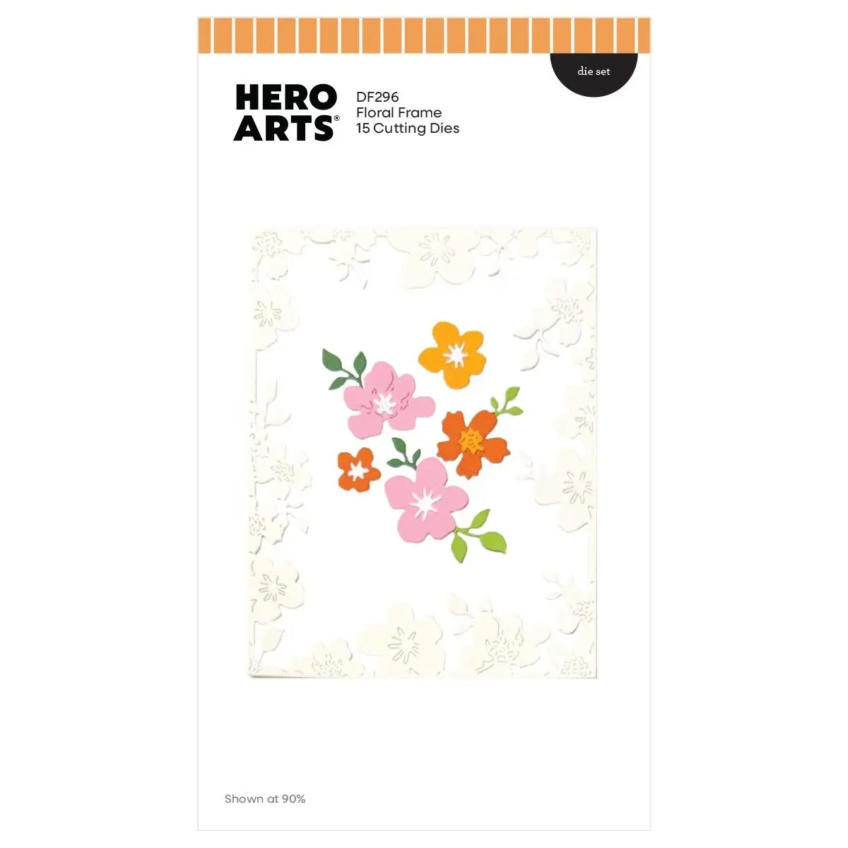 Floral Frame Die Set By Hero Arts - Craftmania Stock Photo 1