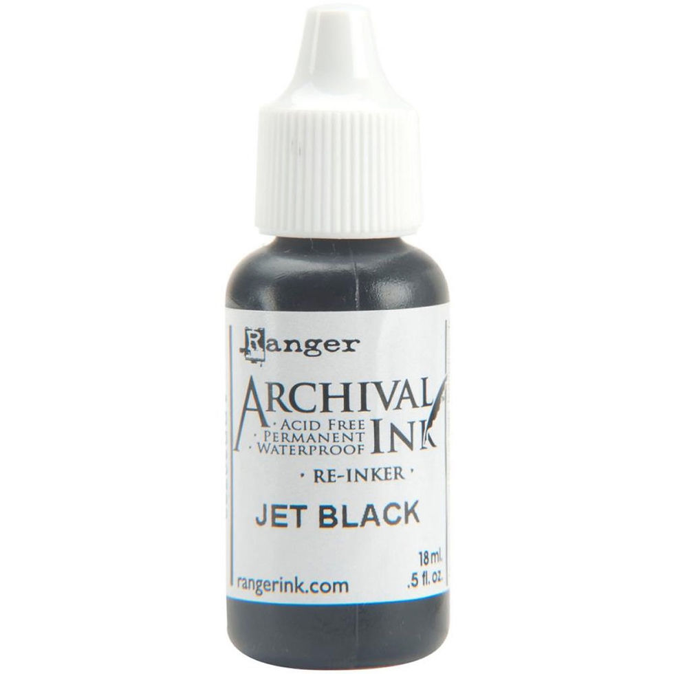 Jet Black - Archival Re-Inker