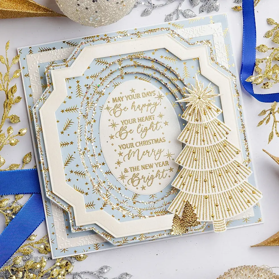 Gilded Squares 4 - Metal Die Set By Chloe's Creative Cards2