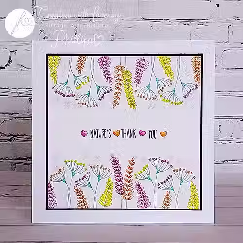 Thumbnail: Nature's Garden #2 - A6 Stamp Set By Julie Hickey - Craftmania Stock Photo 4