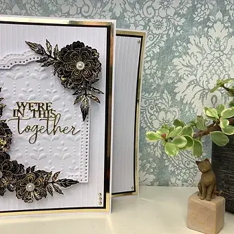 Thumbnail: We’re In This Together - Mini Expressions Duos  - Craft Die By Sue Wilson - Craftmania Stock Photo 4