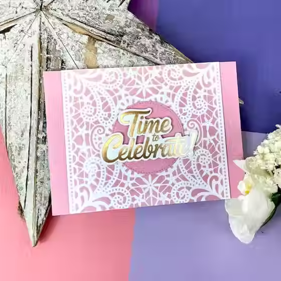Thumbnail: Beautiful Lace Background - For the Love of Masks By Hunkydory - Craftmania Stock Photo 4