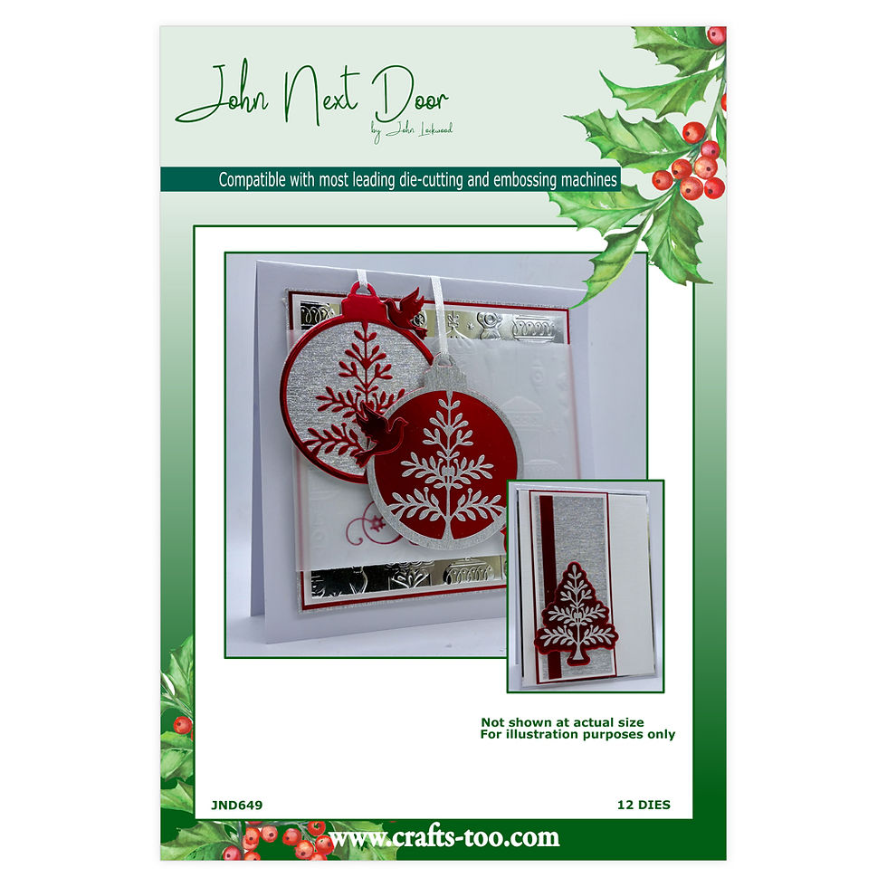 Meggie's Tree Bauble - Craft Die By John Next Door - Craftmania Stock Photo 1