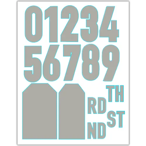 Numbers & Tags Die Set By Julie Hickey - Craftmania Stock Photo 1