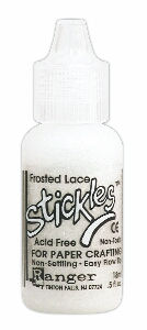 Frosted Lace - Stickles Glitter Glue By Ranger - Craftmania Stock Photo 1