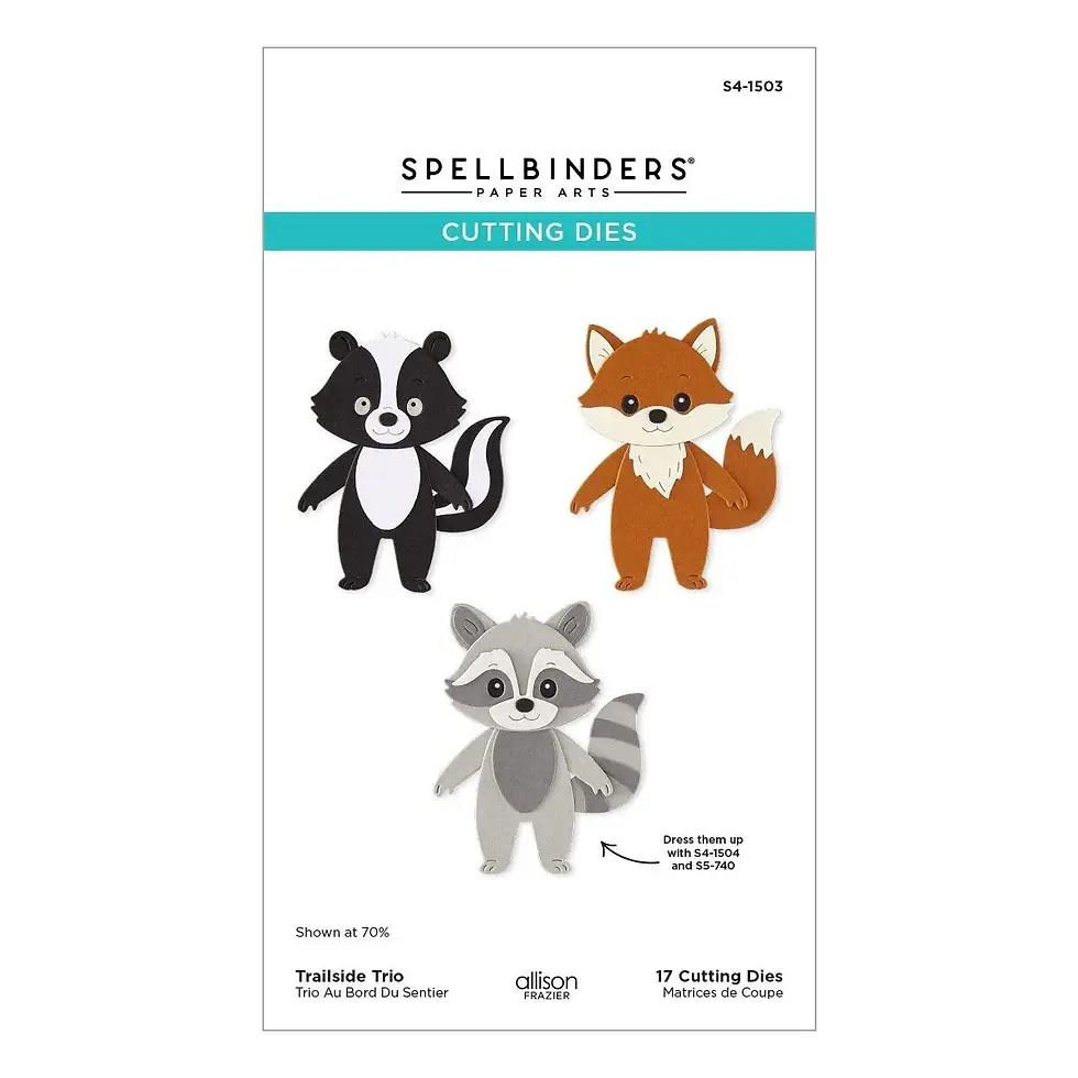 Trailside Trio Etched Dies by Spellbinders - Craftmania Stock Photo 1