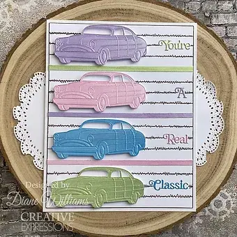 Vintage Cars - Craft Die - By Sue Wilson - Craftmania Stock Photo 2