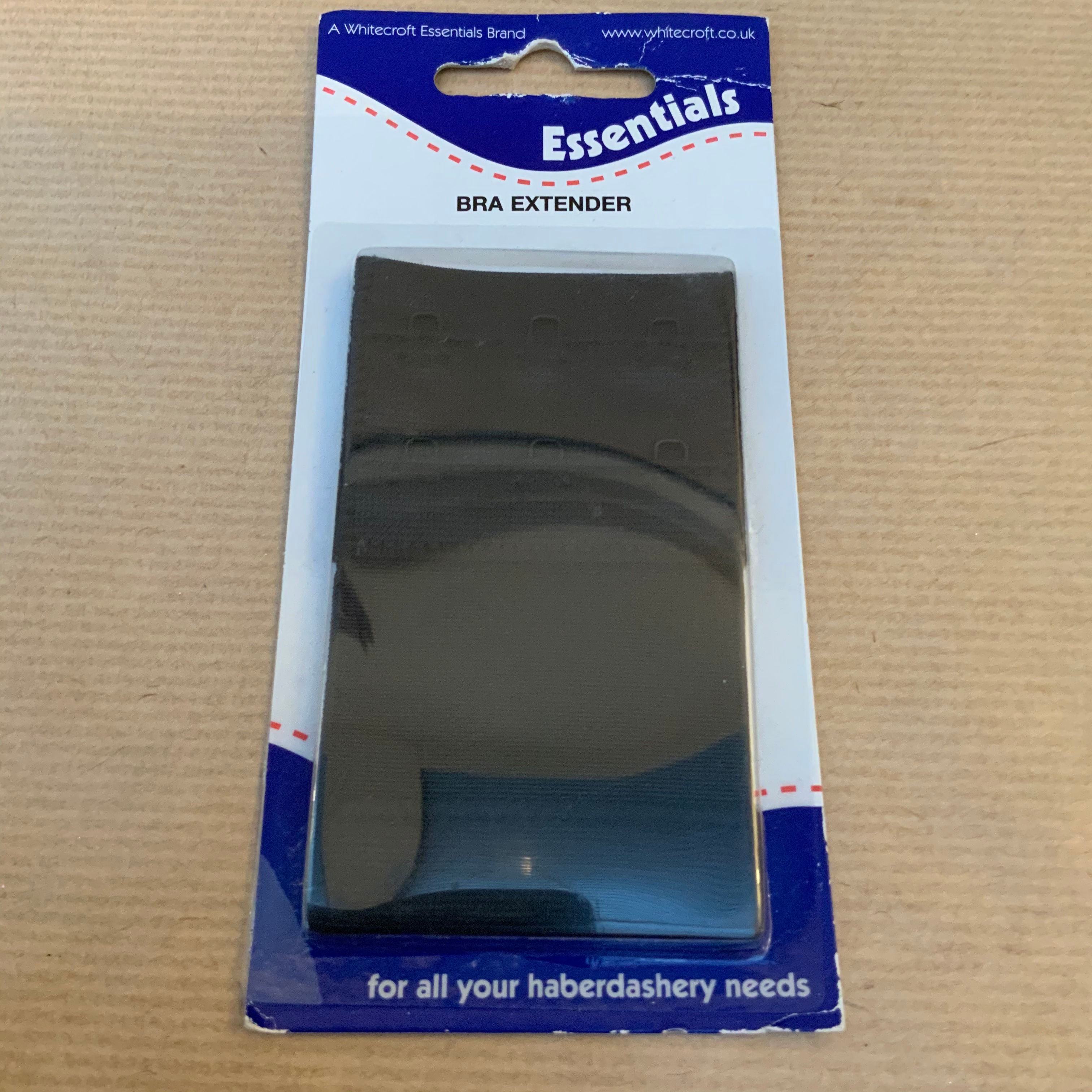 Bra extender - 3 hook - Black - 52mm