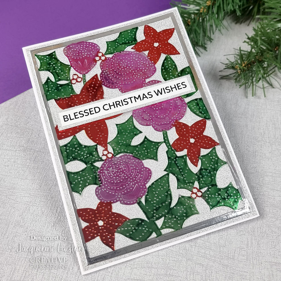 Thumbnail: Pierced Christmas Roses - Craft Die By Jamie Rodgers