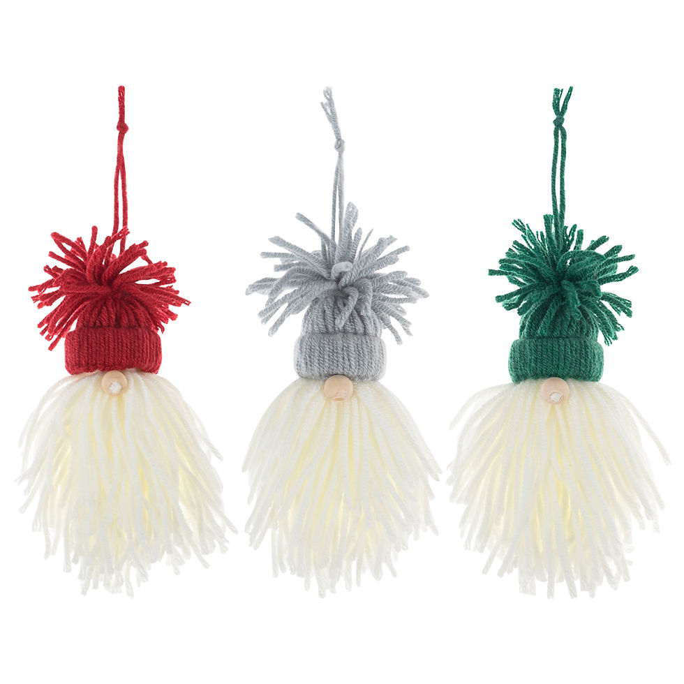 Make-Your-Own: Gonks - Pom Pom Decoration Kit By Trimits - Craftmania Stock Photo 2