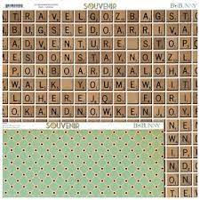 Vacation - Souvenir Collection By Bo Bunny - Craftmania Stock Photo 1