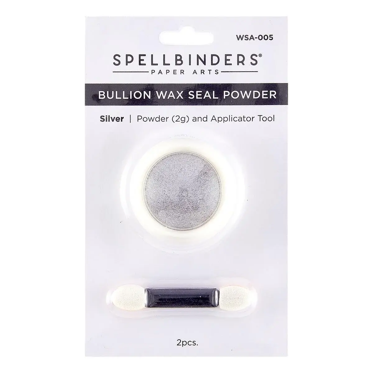 Spellbinders - Silver Bullion Wax Seal Powder from the Clear Seal Maker Tool Col
