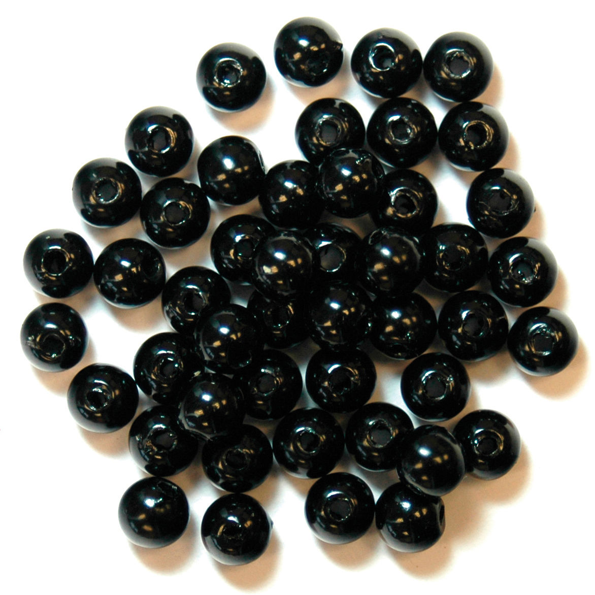 Black - 5mm Pearls By Trimits - Craftmania Stock Photo 1