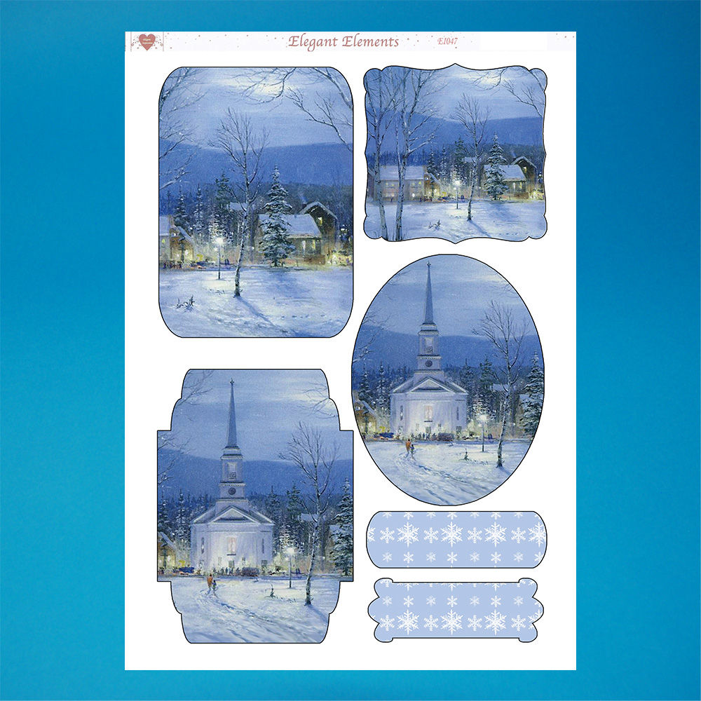 Christmas Toppers and Backing Sheet By Craft Uk - Craftmania Stock Photo 1