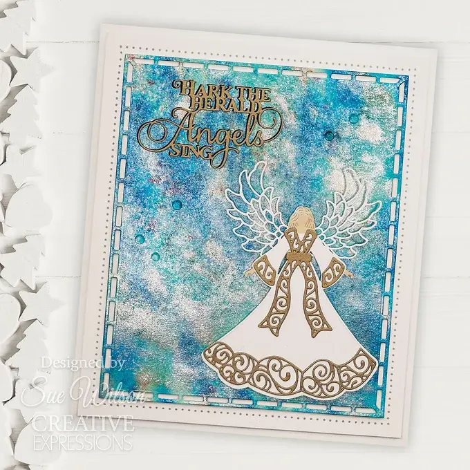 Thumbnail: Festive Christmas Angel - Craft Die By Sue Wilson - Craftmania Stock Photo 5