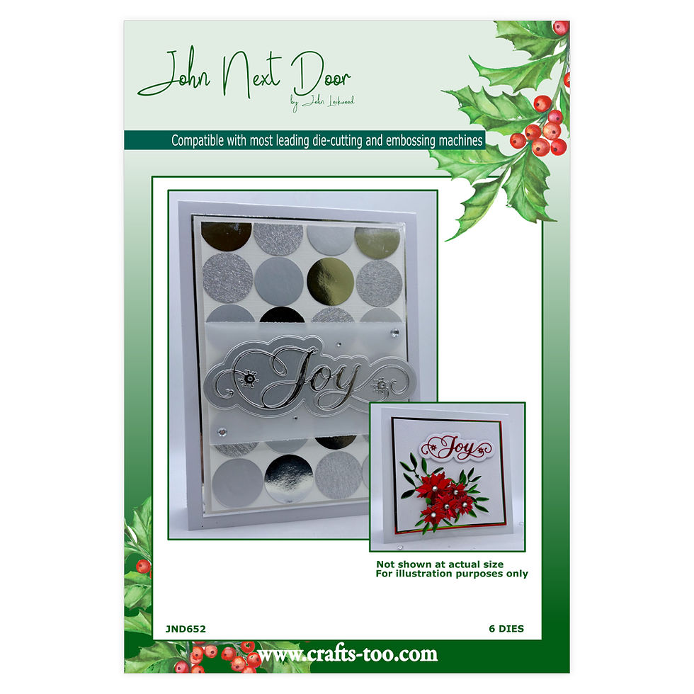 Swirl Joy Duo - Craft Die By John Next Door - Craftmania Stock Photo 1
