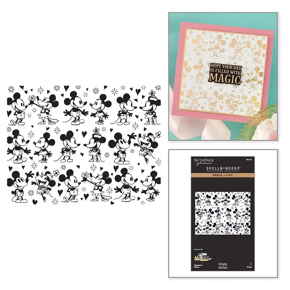 Thumbnail: Classic Mouse Wedding BetterPress Bundle By Spellbinders - Craftmania Stock Photo 4
