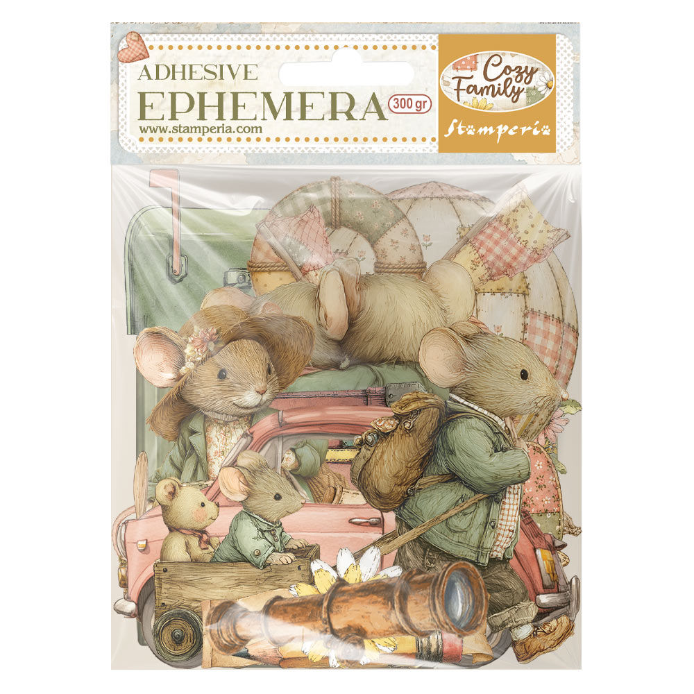 Cozy Family - Ephemera By Stamperia - Craftmania Stock Photo 1
