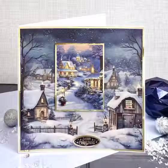 Thumbnail: Snowy Days & Frosted Nights  - Pocket Pad By Hunkydory - Craftmania Stock Photo 3