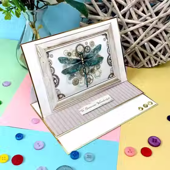 Thumbnail: Dragonfly Dance - Pocket Pad By Hunkydory - Craftmania Stock Photo 4