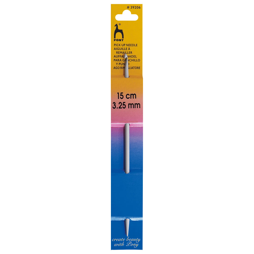 Pick-Up Needle: - 15cm x 3.25mm By Pony - Craftmania Stock Photo 1