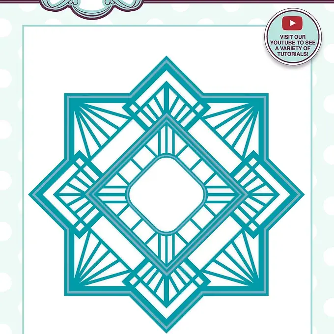 Art Deco Dazzling Diamonds - Craft Die By Sue Wilson