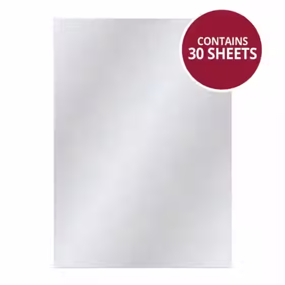 Silver Shimmer x 30 Sheets of Adorable Scorable By Hunkydory - Craftmania Stock Photo 1