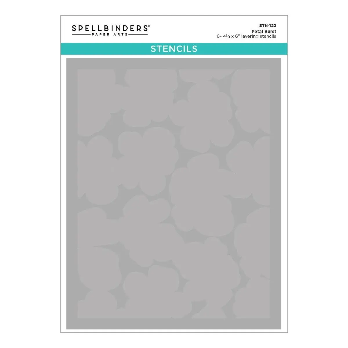Petal Burst Layered Stencil By Spellbinders- Craftmania Stock Photo 1