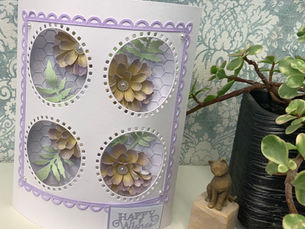 Floral Dome Card