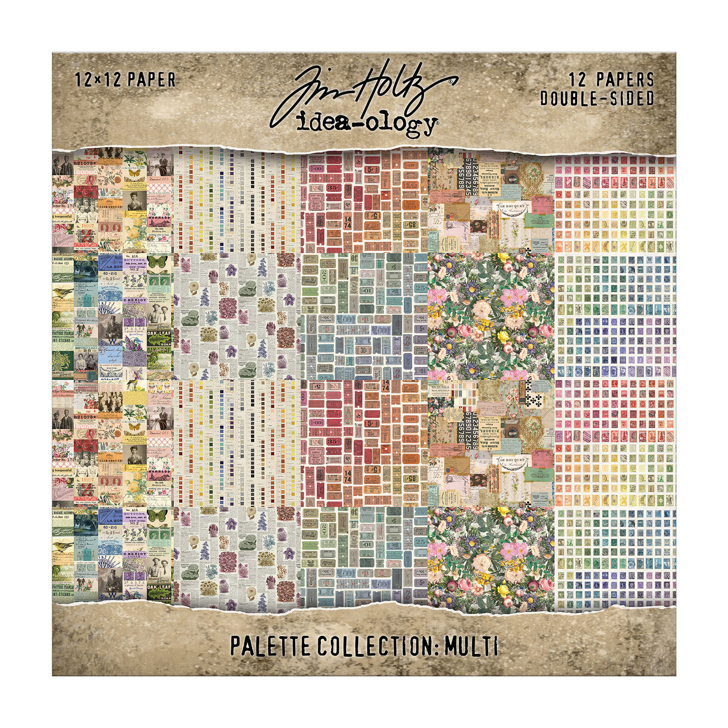 Multi (12"x12") - Palette Collection - Tim Holtz - Craftmania Stock Photo