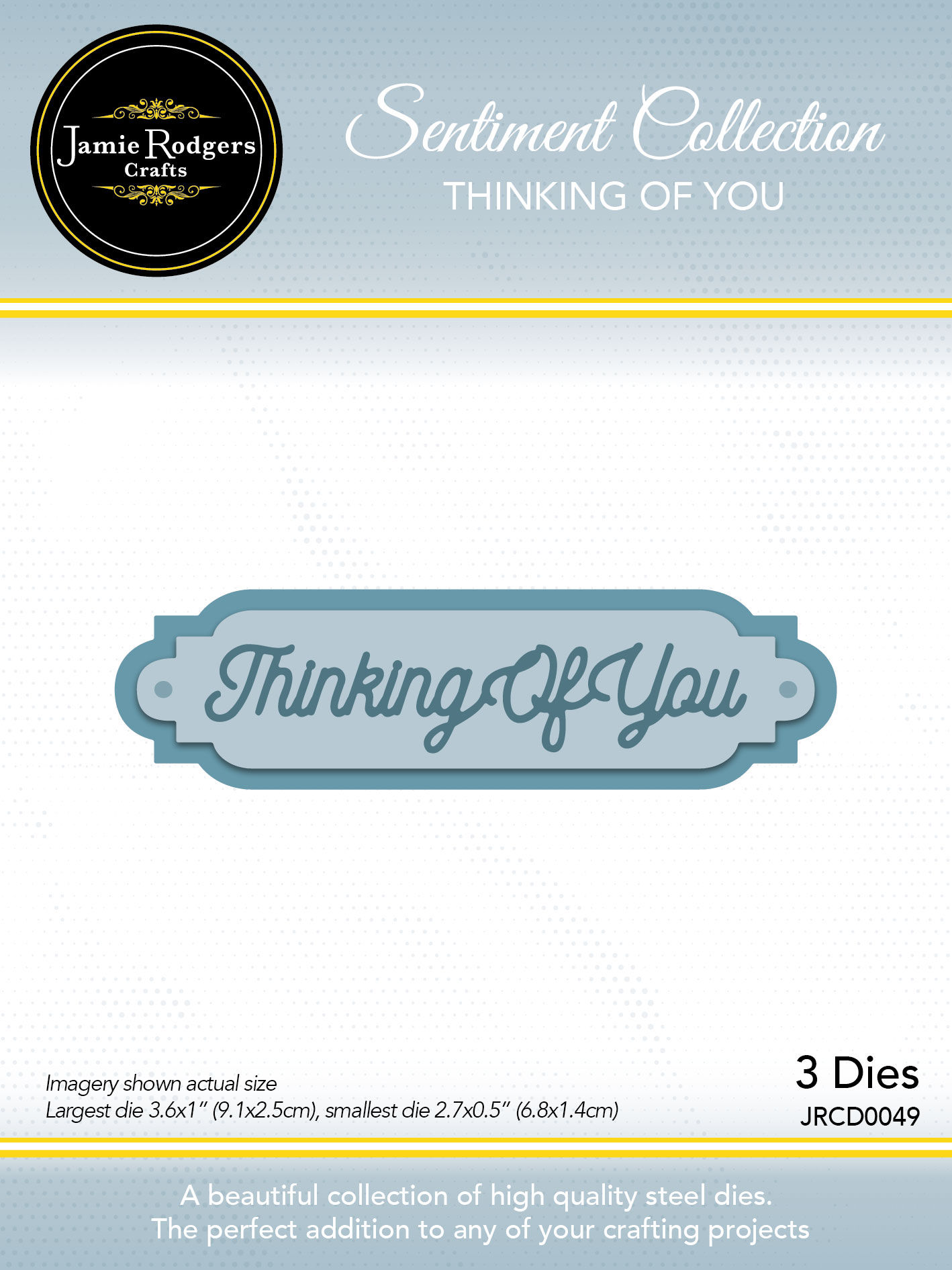 Thinking Of You Layered Sentiment - Sentiment Collection By Jamie Rodgers Crafts - Craftmania Stock Photo 1
