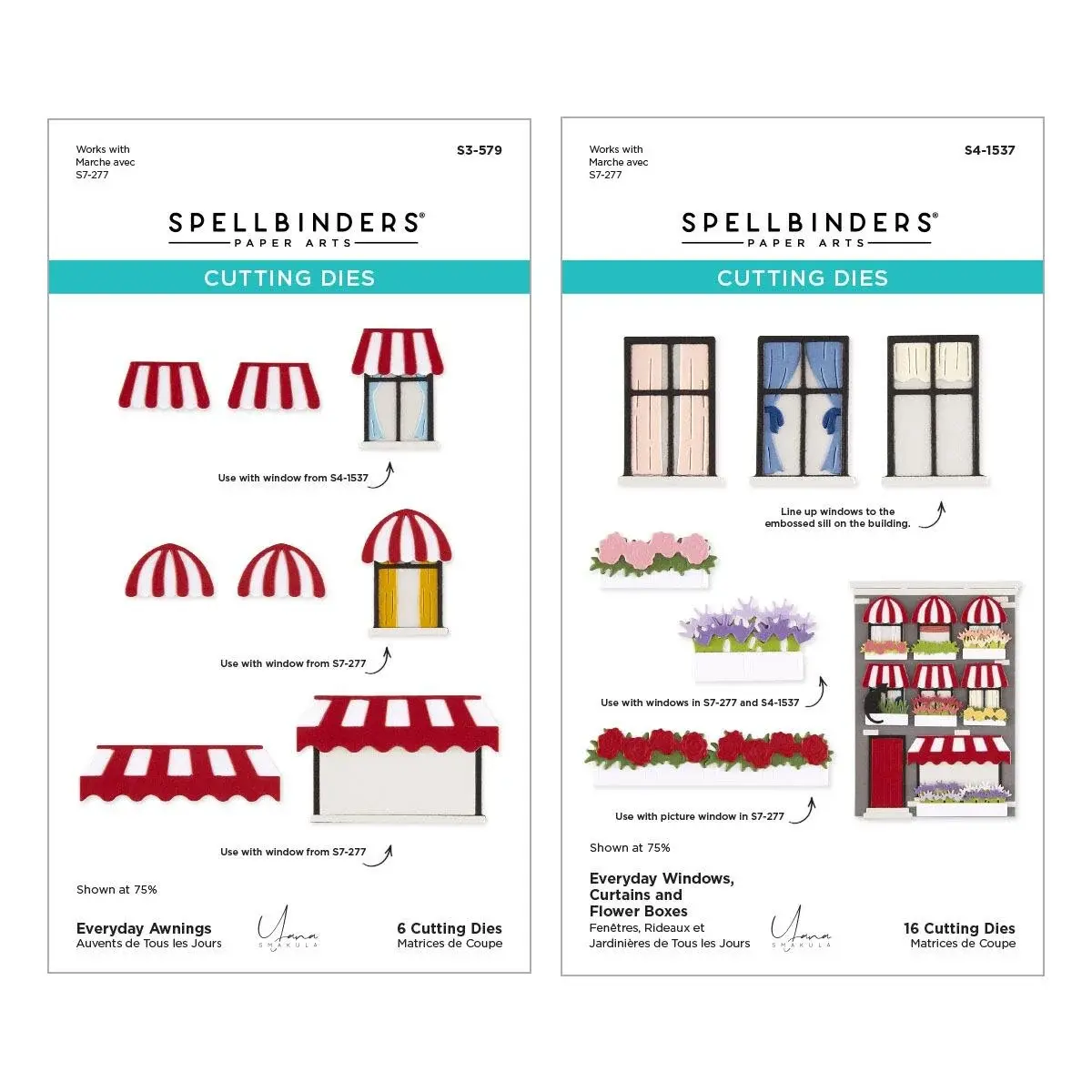 Everyday City Holiday Die Bundle by Yana Smakula For Spellbinders - Craftmania Stock Photo 1