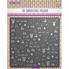 Babythings - 3D Embossing Folder By Nellie Snellen - Craftmania Stock Photo 1
