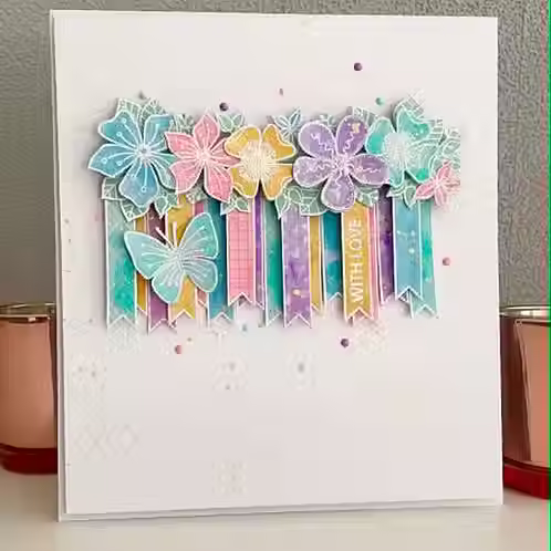 Thumbnail: Mix & Match -  A6 Stamp Set By Julie Hickey - Craftmania Stock Photo 4