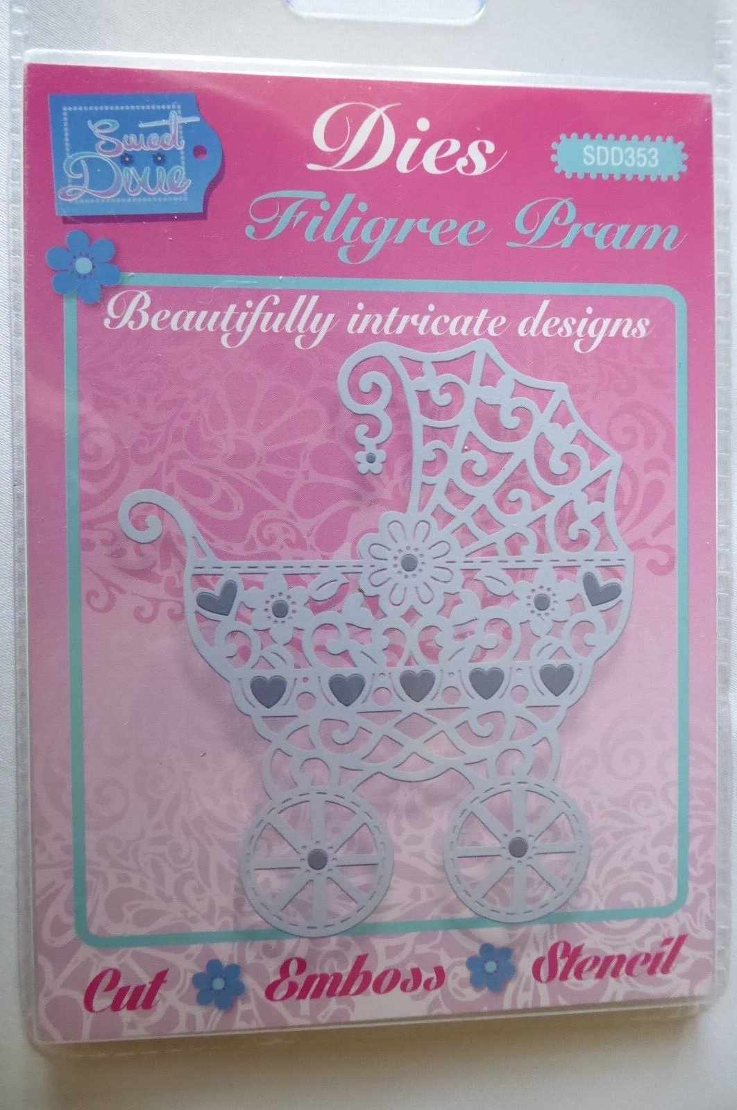 Filigree Pram- Craft Die By Sweet Dixie - Craftmania Stock Photo 1
