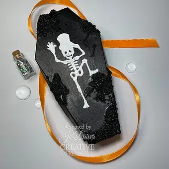 Thumbnail: Halloween Creepy Coffin - Craft Die By Jamie Rodgers - Craftmania Stock Photo 7