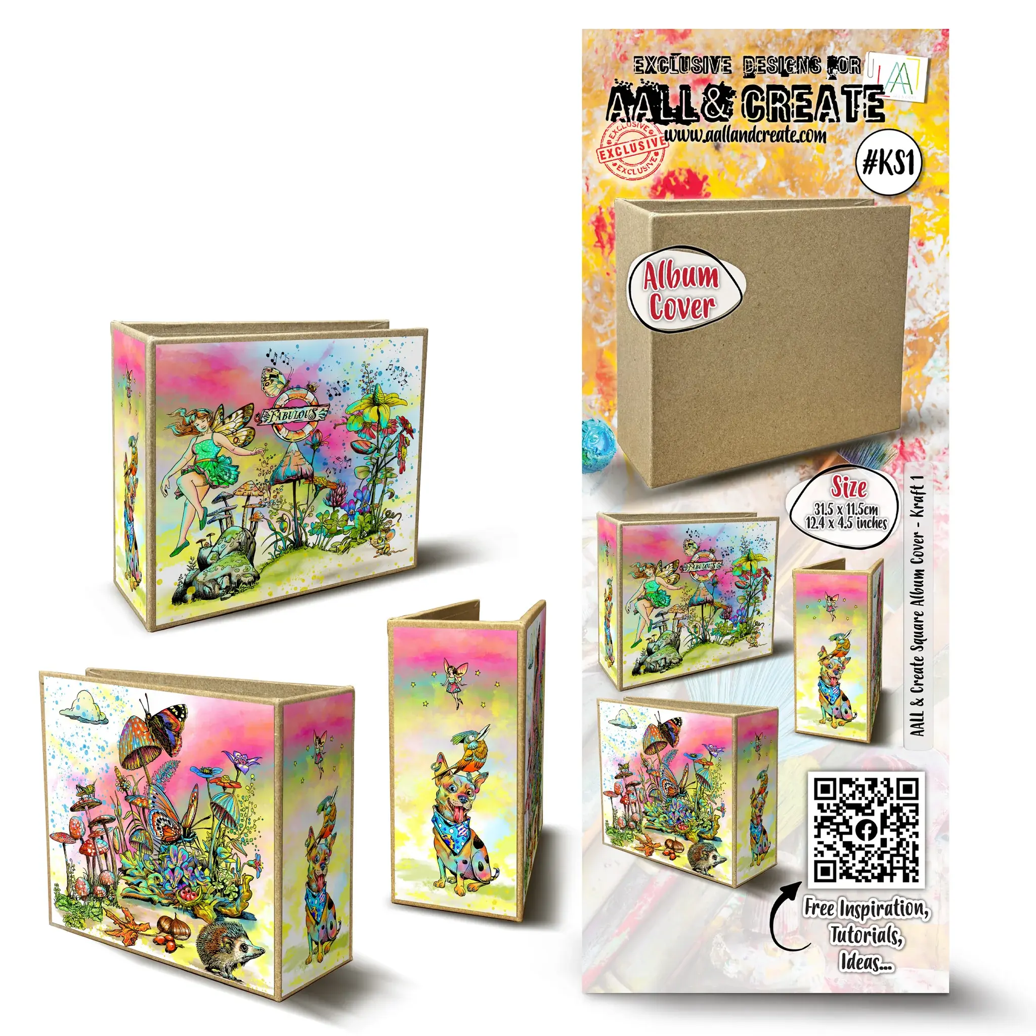 Square Album Cover - Kraft By All and Create - Craftmania Stock Photo 1