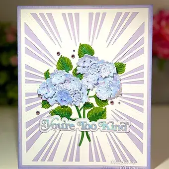 Thumbnail: You're Too Kind - Mini Shadowed Crafts Die By Sue Wilson - Craftmania Stock Photo 5