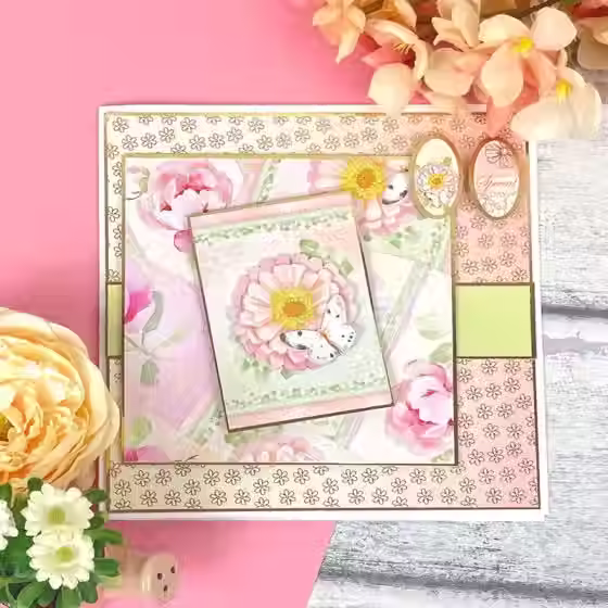 Thumbnail: Sunset Meadow Pocket Pad By Hunkydory - Craftmania Stock Photo 5