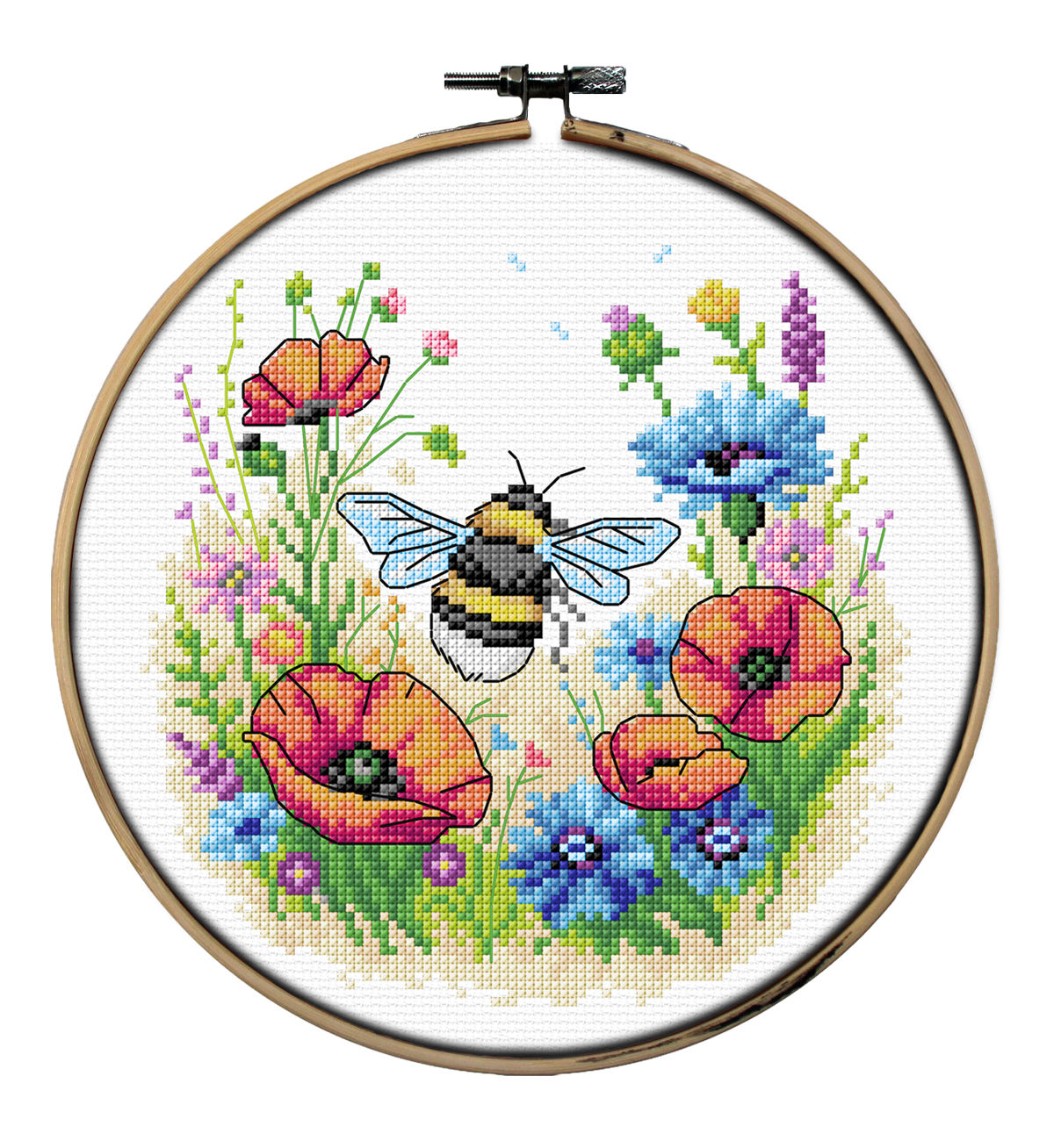 Bumblebee - Counted Cross-Stitch Kit with Hoop By Orchidea - Craftmania Stock Photo 1