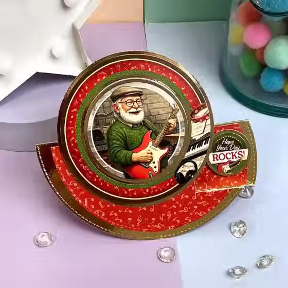 Thumbnail: Golden Oldies - Senior Moments Topper Sheet - Live Life to the Fullest! By Hunkydory - Craftmania Stock Photo 3