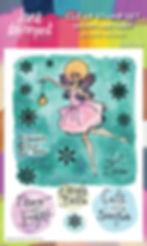 Jane Davenport - Snowflake Fairy - Stamp Set - Craftmania Stock Photo1